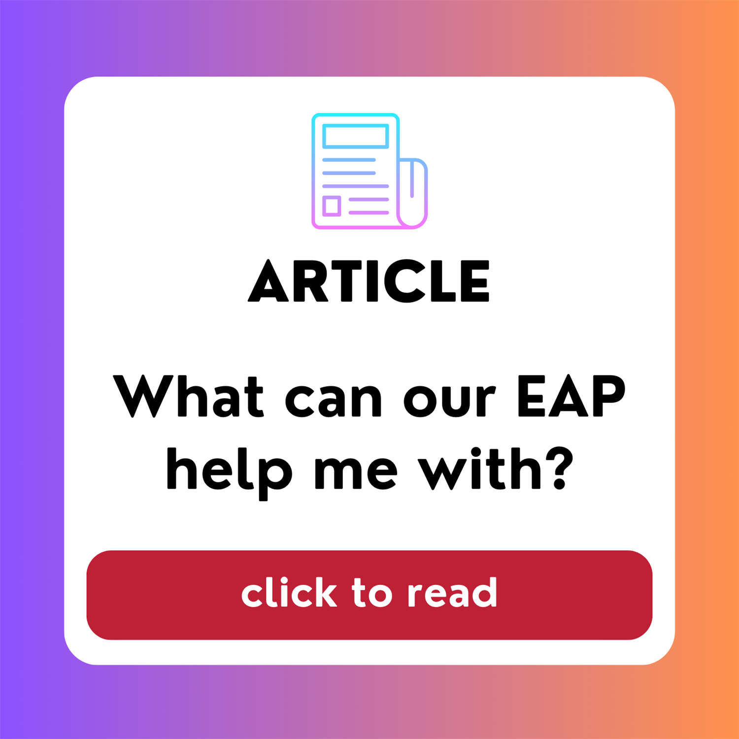 What can our EAP help me with?